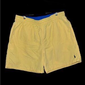 Polo Ralph Lauren Yellow and Blue Shorts
